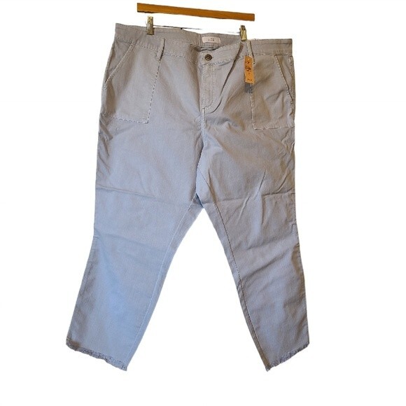 LOFT made and loved skinny crop light wash jean size 22 Plus NWT - Picture 1 of 5